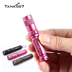 Mini portable gift led keychain flashlight led torch AAA battery TANK007 E09