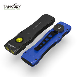 TANK007 Slim Strong Light Flashlight WF02 Rechargeable Pocket Flashlight